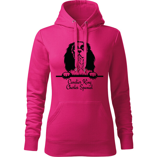 T-ričko Cavalier King Charles Spaniel, dámska mikina s vlastným textom 21917390