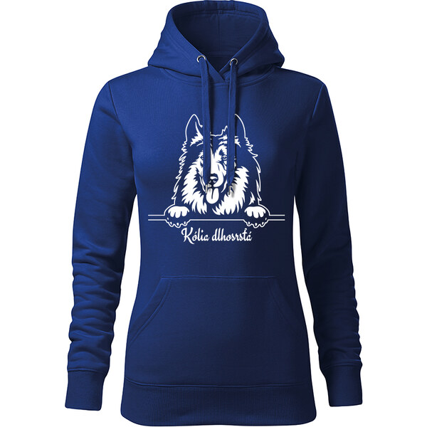 T-ričko Kólia dlhosrstá, dámska mikina s vlastným textom 21917398