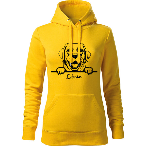 T-ričko Labrador, dámska mikina s vlastným textom 21917399