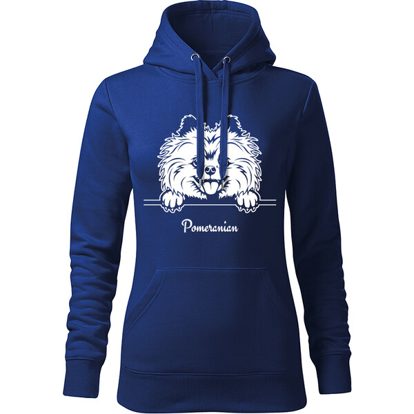 T-ričko Pomeranian, dámska mikina s vlastným textom 21917408