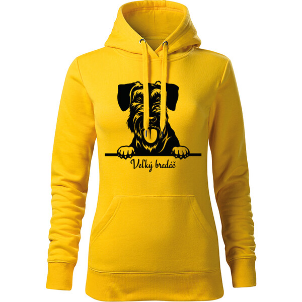 T-ričko Veľký brádáč, dámska mikina s vlastným textom 21918220