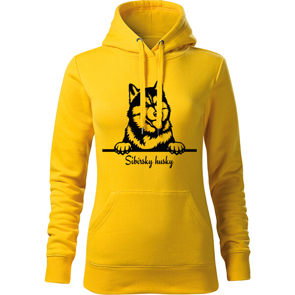 T-ričko Sibírsky husky, dámska mikina s vlastným textom 21918218