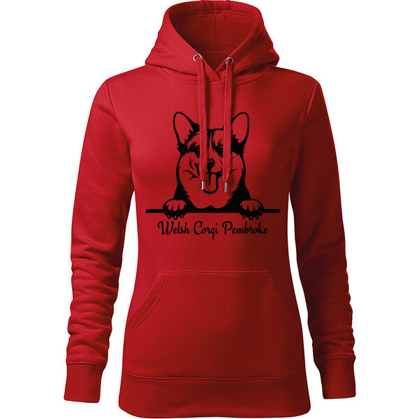 T-ričko Welsh Corgi Pembroke, dámska mikina s vlastným textom 21918223