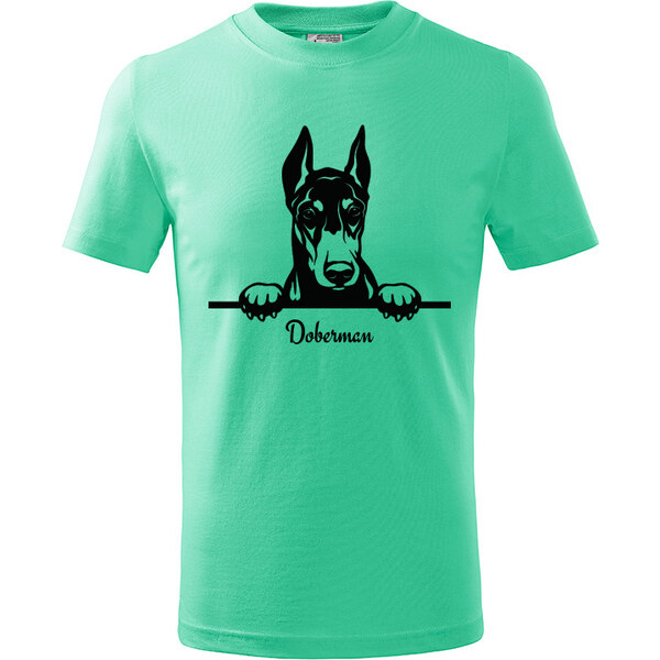 T-ričko Doberman, detské tričko s vlastným textom 21918244