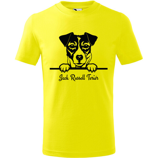 T-ričko Jack Rusel teriér, detské tričko s vlastným textom 21918247