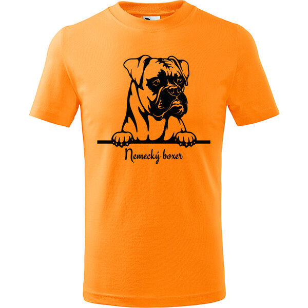 T-ričko Nemecký boxer, detské tričko s vlastným textom 21918257