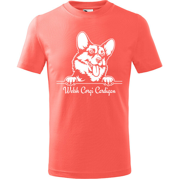 T-ričko Welsh Corgi Cardigan, detské tričko s vlastným textom 21918269