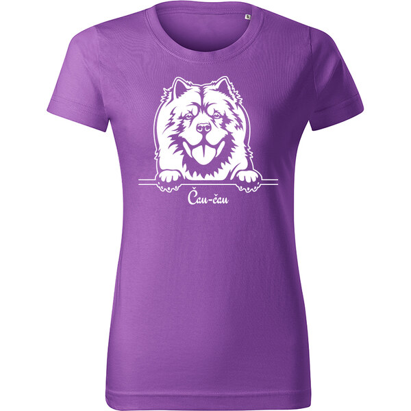 T-ričko Čau-čau, dámske tričko s vlastným textom 21921530
