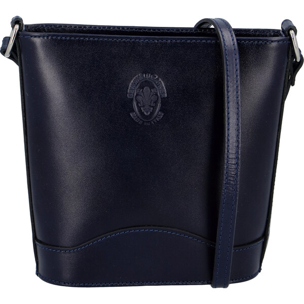 Delami Vera Pelle Dámska kožená crossbody kabelka čierna - Delami 56636198