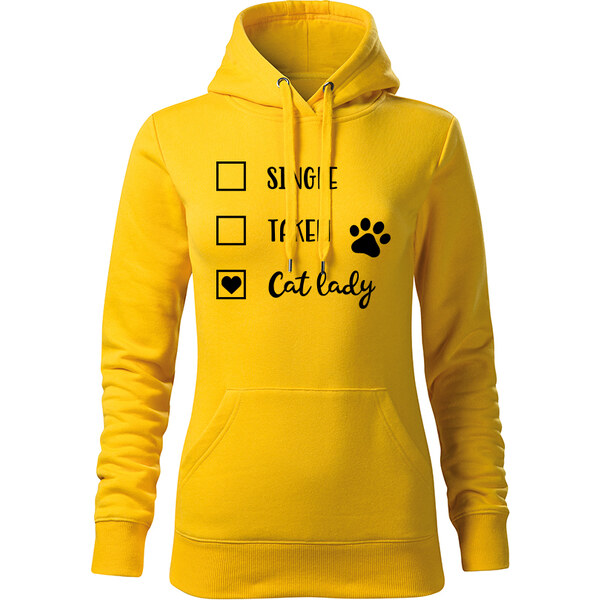 T-ričko Cat Lady dámska mikina 21940286