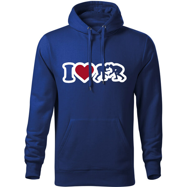 T-ričko I love wrestling pánska mikina 21940297