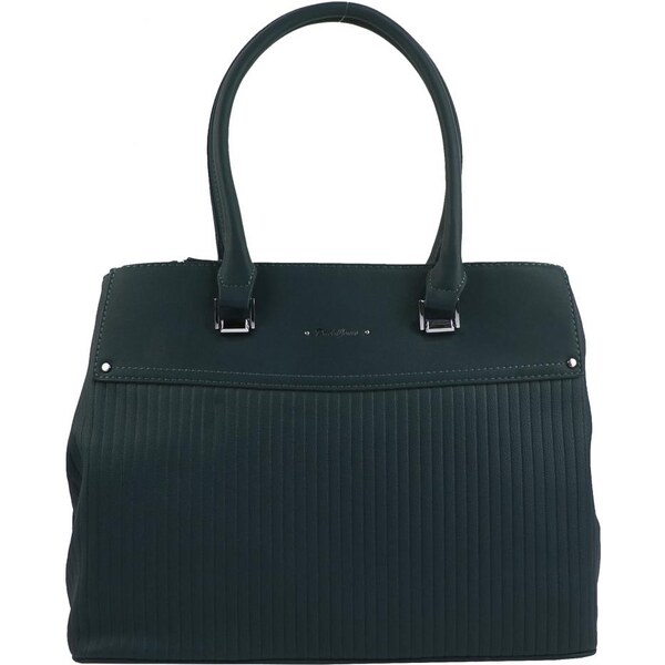 DAVID JONES Tmavo zelená priestranná dámska kabelka 6124-3 21949700