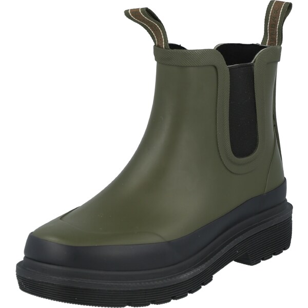 ILSE JACOBSEN Gumáky kaki / čierna 54224829