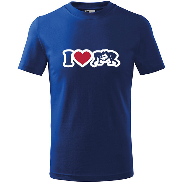T-ričko I love wrestling detské tričko 21951702