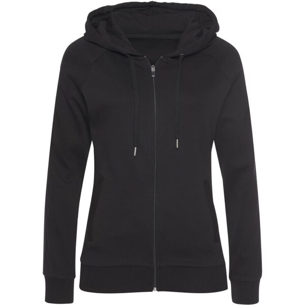 LASCANA ACTIVE Tepláková bunda čierna 54931332