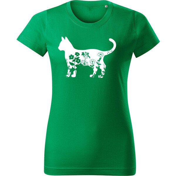 T-ričko Mačka flor, dámske tričko 21956430