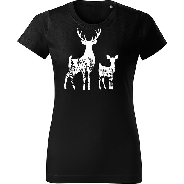 T-ričko Jeleň flor, dámske tričko 21956428