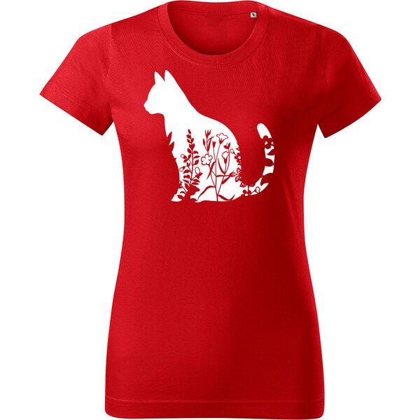 T-ričko Mačka ll flor, dámske tričko 21956431