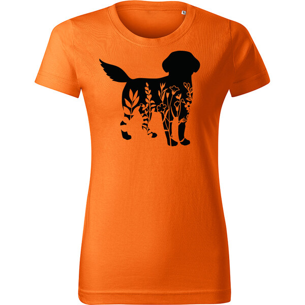 T-ričko Pes flor, dámske tričko 21956435