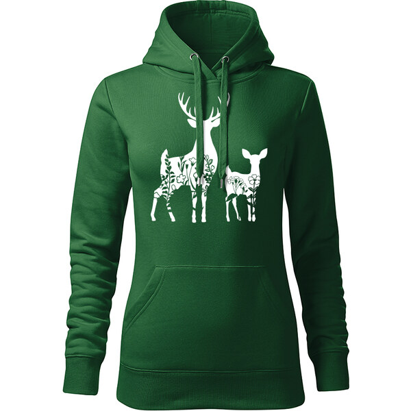 T-ričko Jeleň flor, dámska mikina 21963581