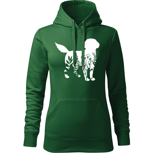 T-ričko Pes flor, dámska mikina 21963588