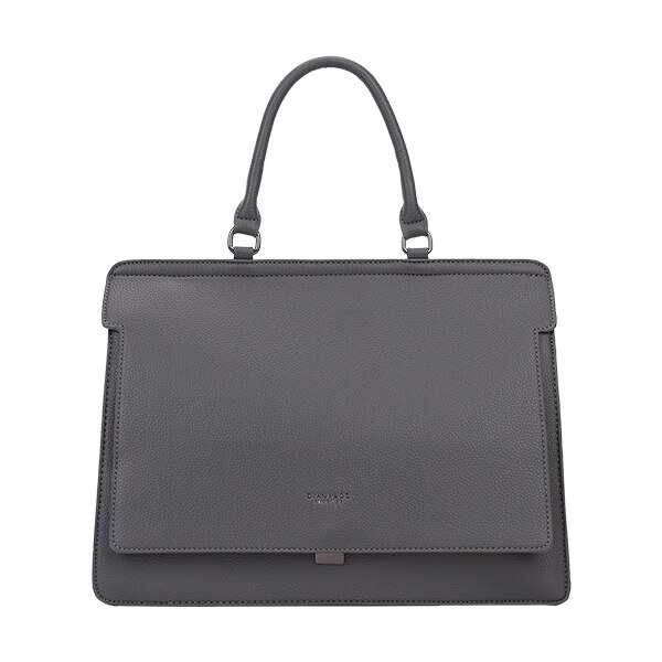 DIANA & CO Dámska aktovková taška crossbody aj do ruky šedá 21977469