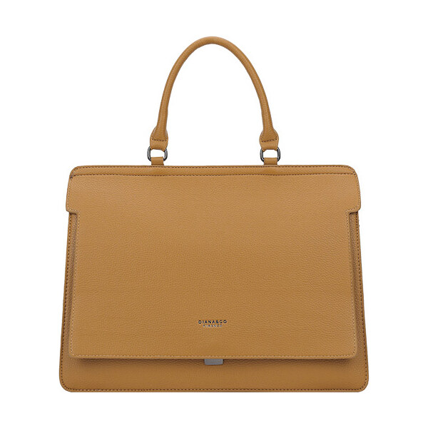 DIANA & CO Dámska aktovková taška crossbody aj do ruky horčicovo žltá 21977468