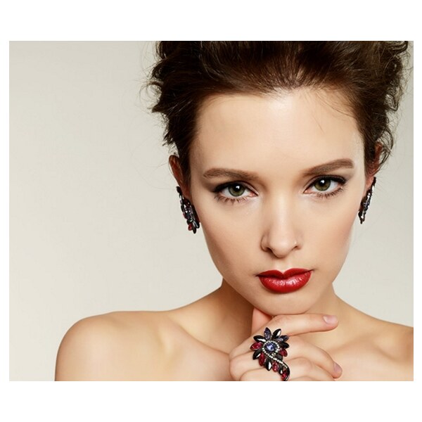 SWAROVSKI Elements Swarovski e. čierny prsteň Phoenix se4269 3534319