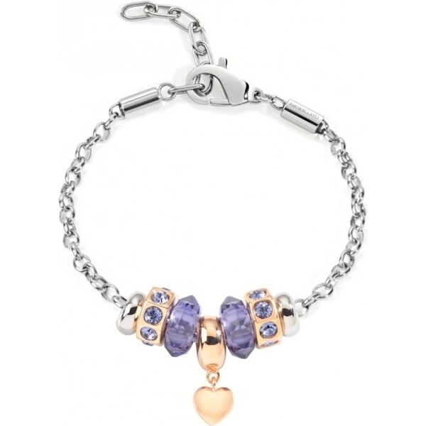 Morellato Drops náramok srdce, ružové zlato cz482 3534708