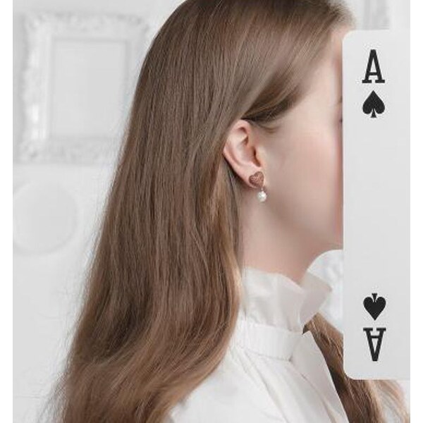 SWAROVSKI Elements Swarovski e. mono náušnice Poker face see2956 6046088