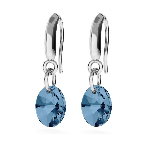 SWAROVSKI Elements Swarovski e. náušnice Deep Blue Treasure, tmavá 16713154