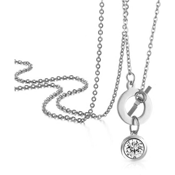 SWAROVSKI Elements Swarovski e. náhrdelník z chirurgickej ocele Fifty 16950349