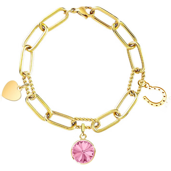 SWAROVSKI Elements Swarovski e. dámsky zlatý náramok Be Charmed 67099655