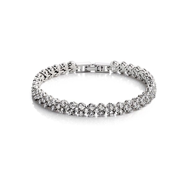 SWAROVSKI Elements Swarovski e. tenisový náramok Ice Queen seb1244 62599032