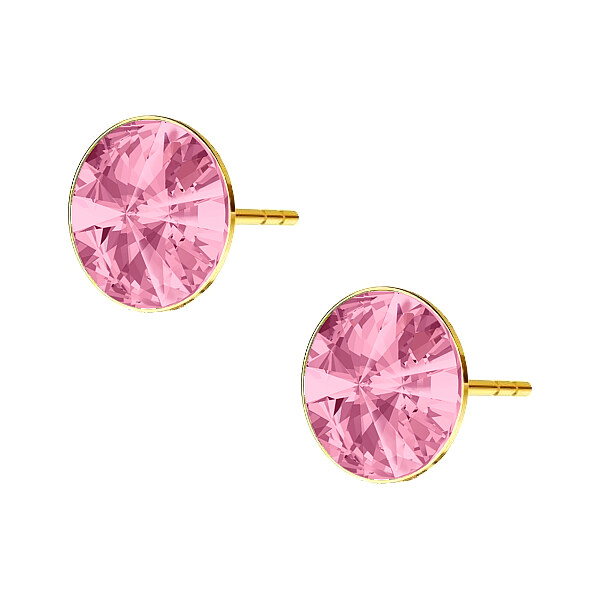 SWAROVSKI Elements Swarovski e. zlaté náušnice Rivoli M z chirurgickej 63313191