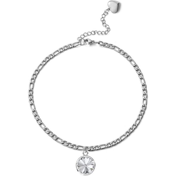 SWAROVSKI Elements Swarovski e. náramok na nohu z chirurgickej ocele 18253724