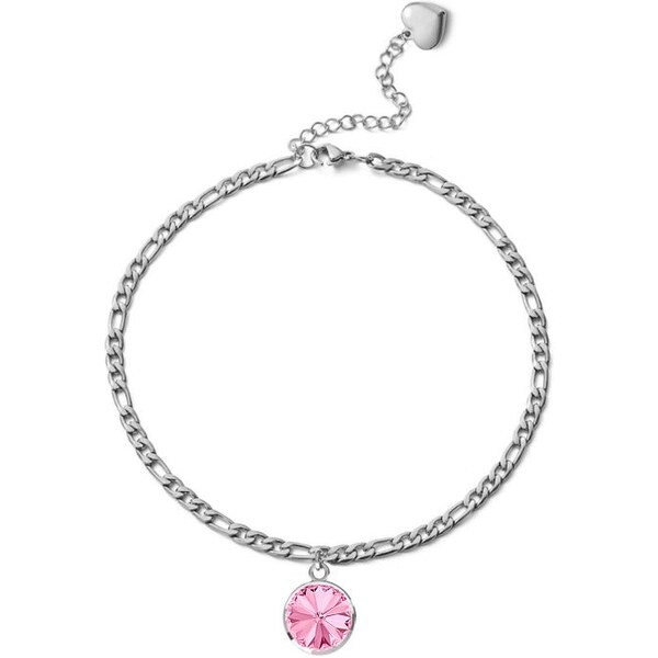 SWAROVSKI Elements Swarovski e. náramok na nohu z chirurgickej ocele 18253725