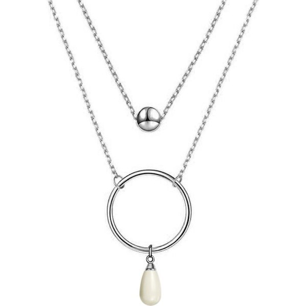 SWAROVSKI Elements Swarovski e. dvojitý náhrdelník s perlou Martinique 18807468