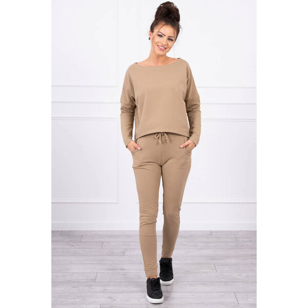 Glara Bavlnená dámska tepláková súprava 22007576