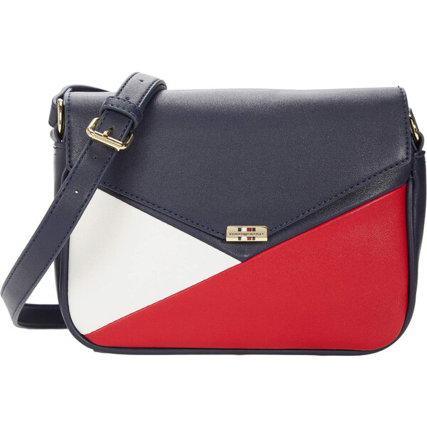 Tommy Hilfiger Tessa Crossbody Color Block Navy Red White 26222665