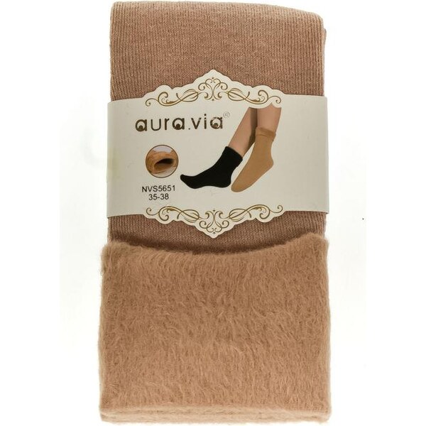 AURA.VIA Béžové ponožky ZAARA 46150755