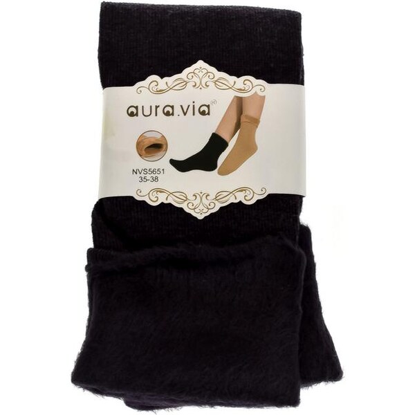 AURA.VIA Tmavo-sivé ponožky ZAARA 22028444