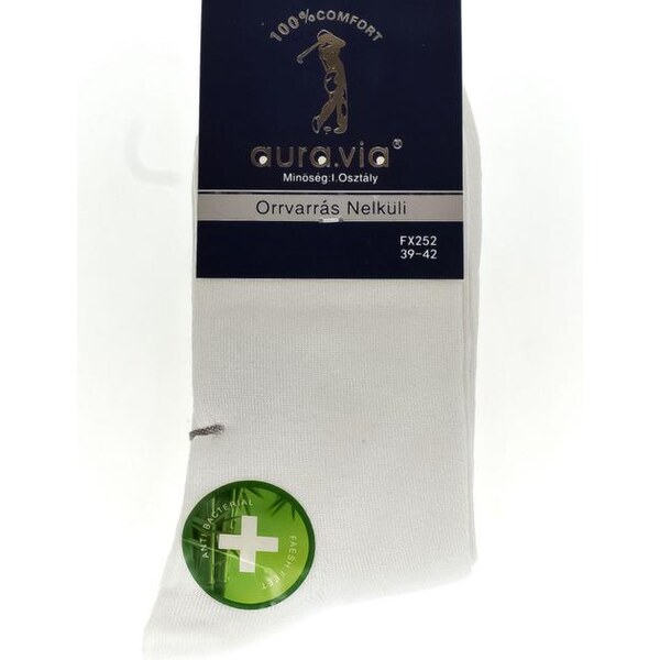 AURA.VIA Biele ponožky CAIRO 22028457