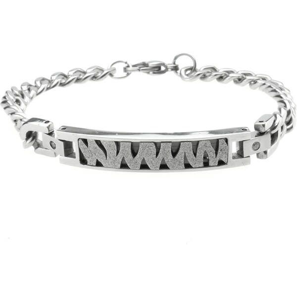 CITY STORM Náramok z chirurgickej ocele strieborný Luke II. 66888942