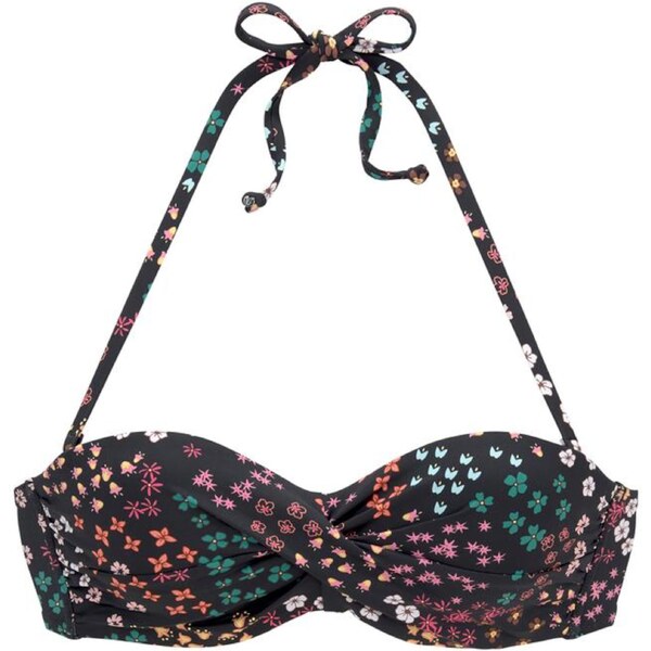 s.Oliver Bikinový top Milly zmiešané farby / čierna 54224328
