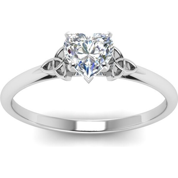 Emporial strieborný prsteň Čisté srdce 41531083