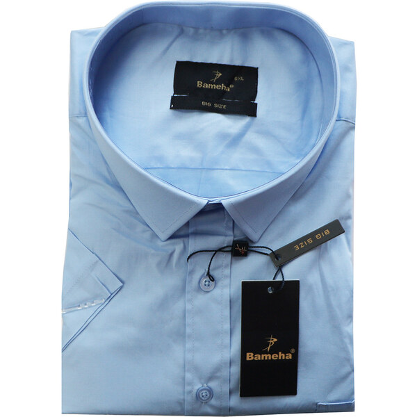 BAMEHA košela pánska 6575 krátký rukáv nadmerná veľkosť 22691982