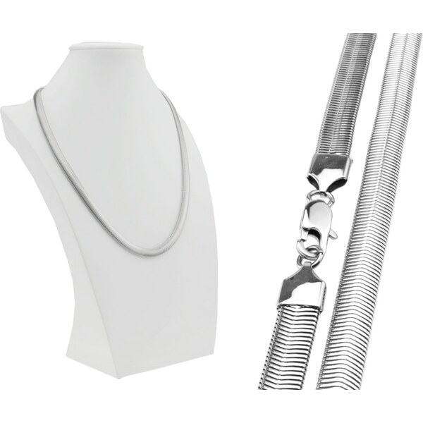 CITY STORM Retiazka z chirurgickej ocele hadí vzor - Charlotte IV. 66889423