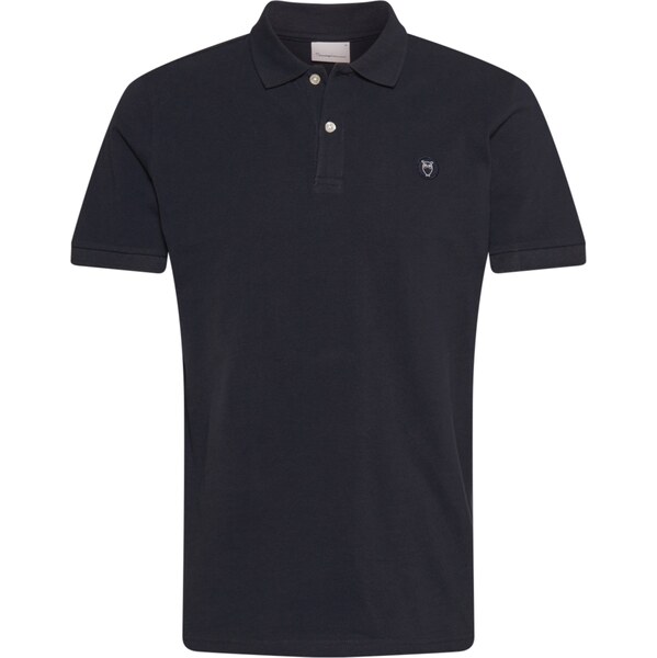 KnowledgeCotton Apparel Tričko Rowan námornícka modrá / biela 63140796