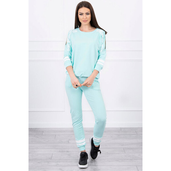 Glara Športová dámska súprava s prestrihmi 36988440